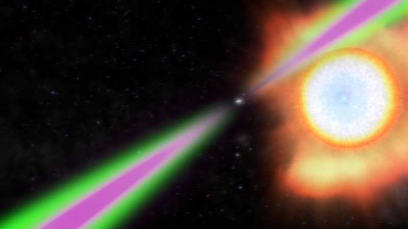 News-Image 82 of: Pulsating gamma rays from neutron star rotating 707 times a second