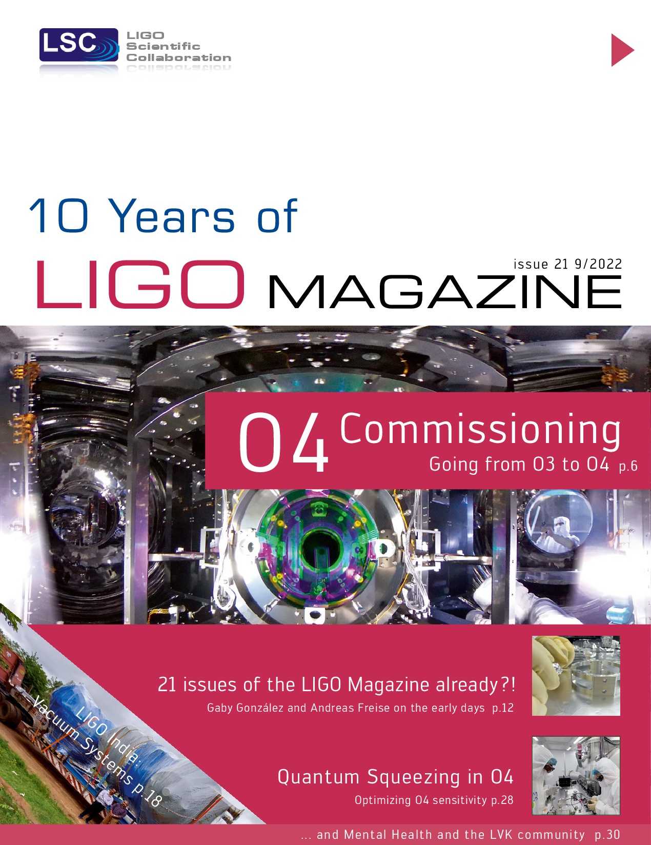 News-Image 35 of: New LIGO Magazine Issue 21 is out